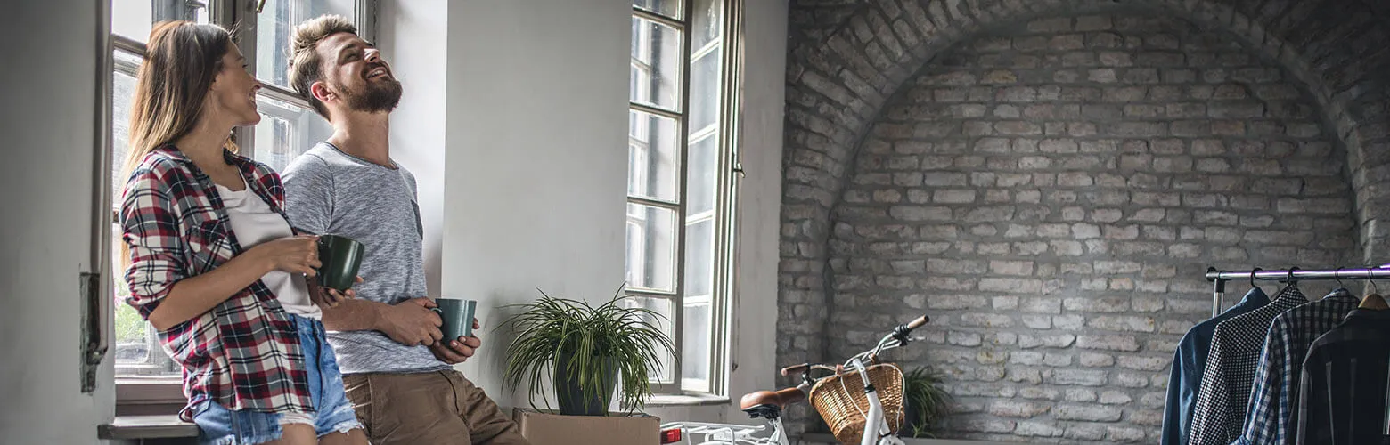 couple excited about their personal loans