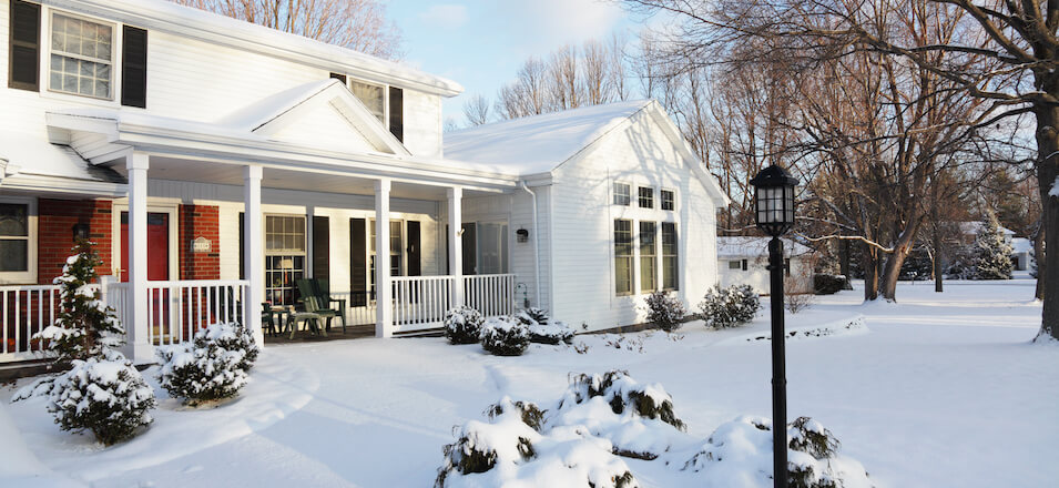 House in the snow