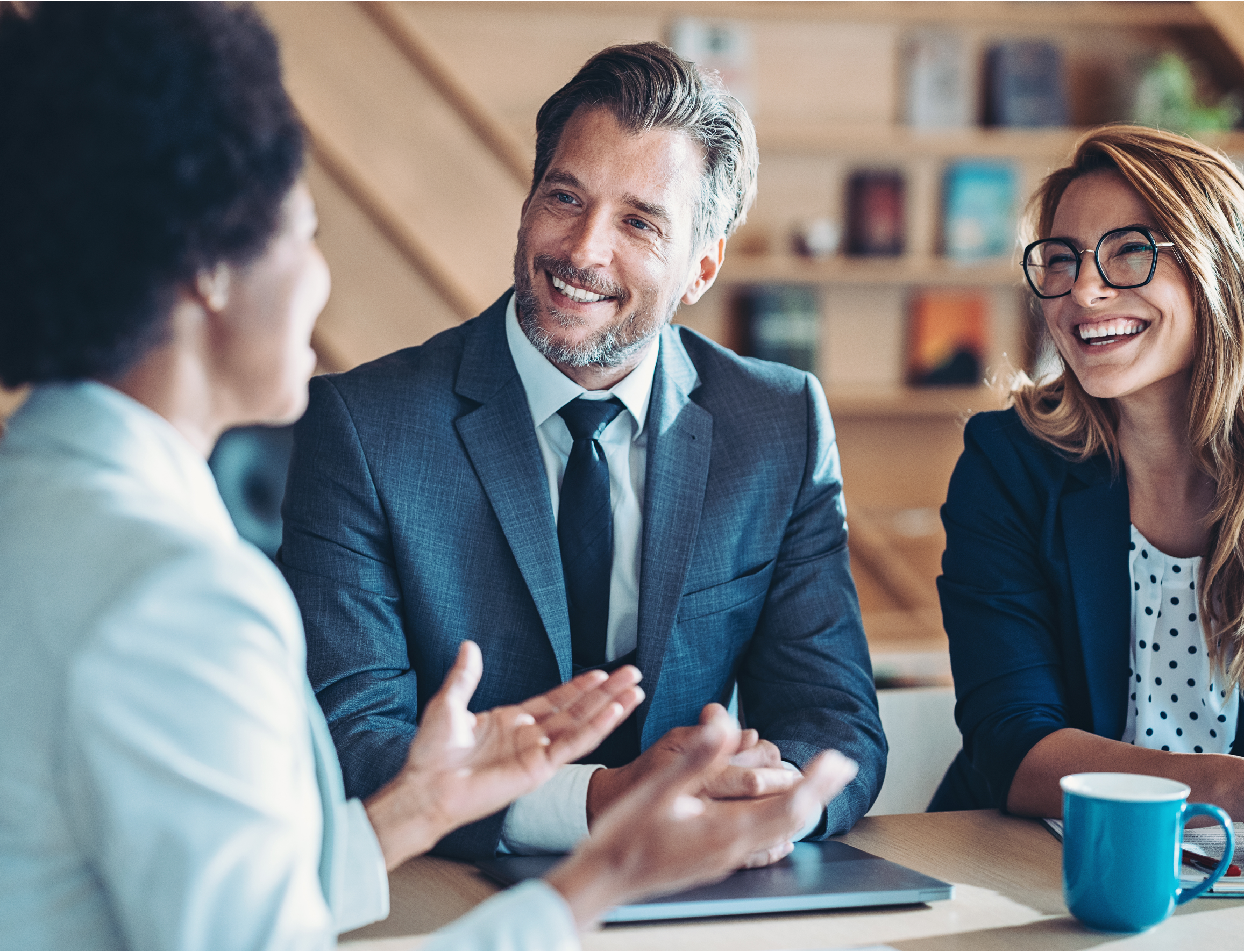 wealth professional helping a customer with financial planning