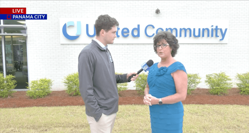 Panama City branch manager being interviewed 