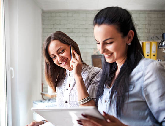 women applying for a business loan