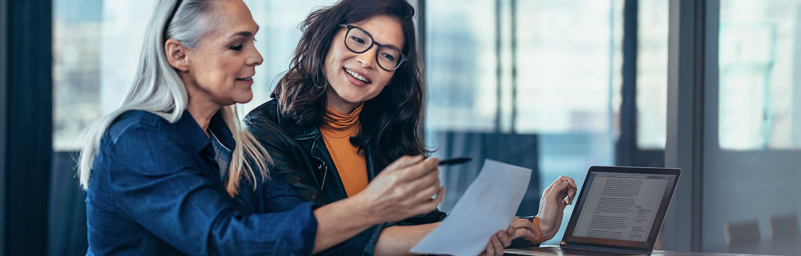 women looking at LIBOR rules