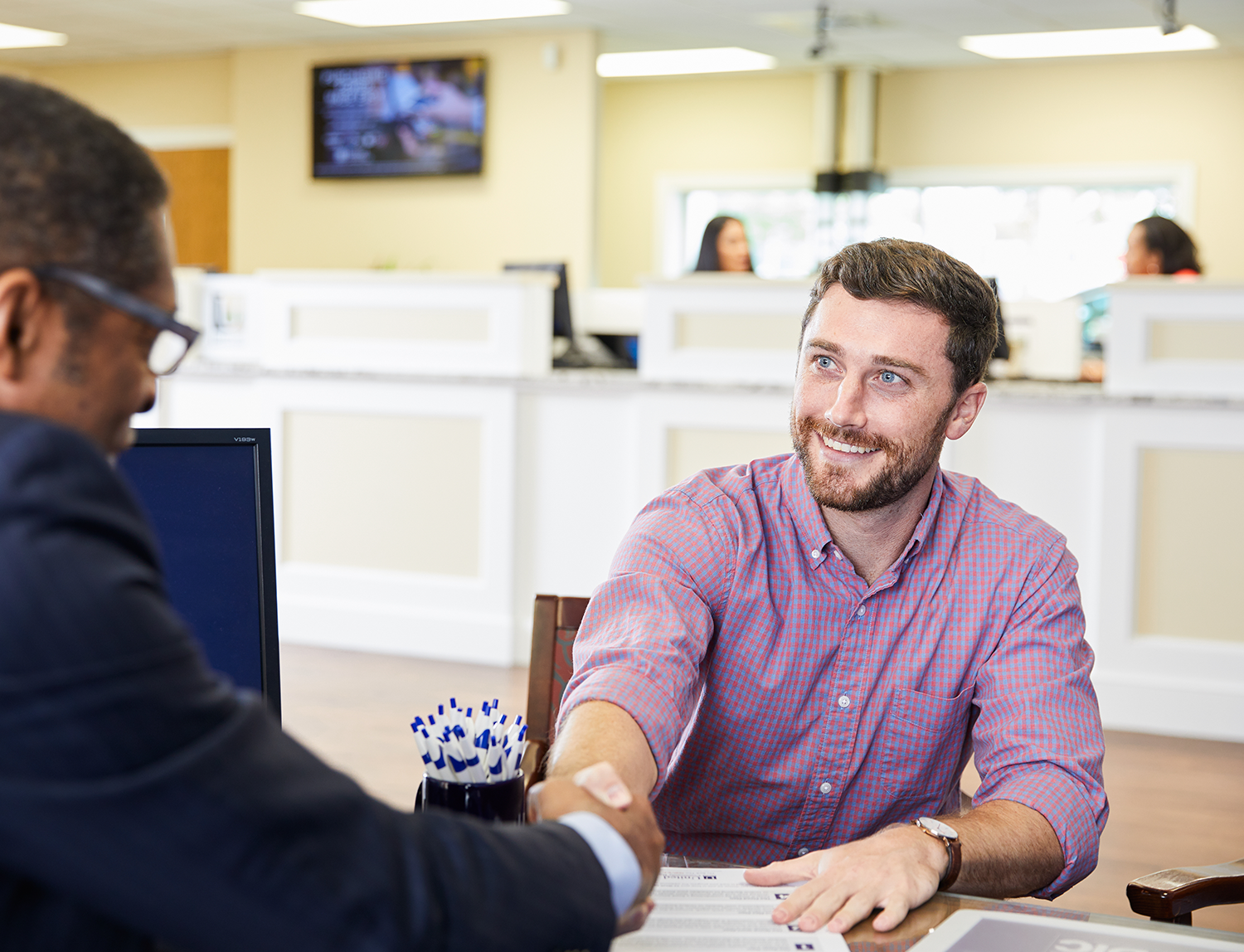 client meeting with a financial advisor