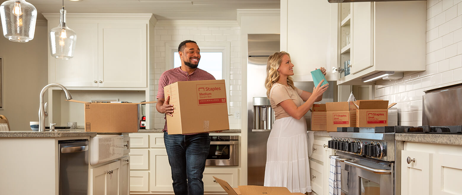 couple moving into new home