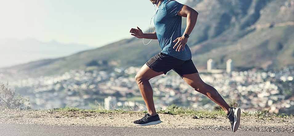 a man running