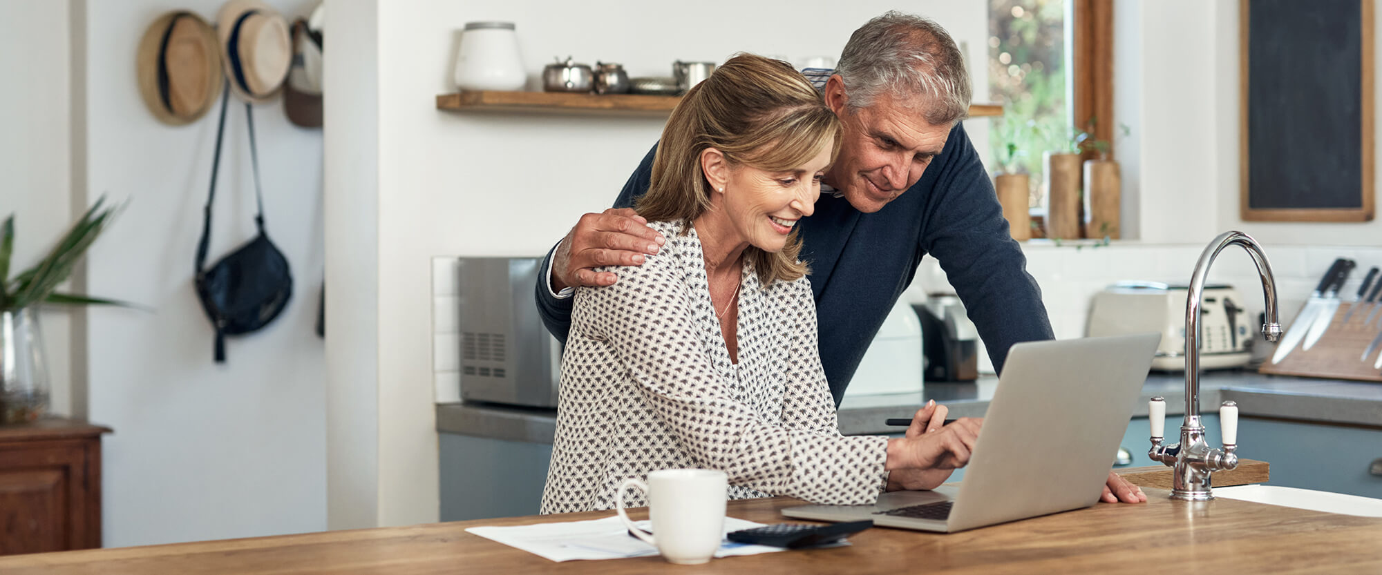 couple researching private wealth options for their finances